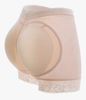 KIWI RATA Butt Lifter Padded Panties Seamless Lace Underwear Enhancer S